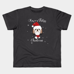 Have a Shitzu Christmas Kids T-Shirt